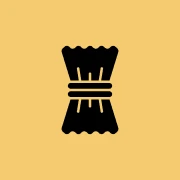 Black silhouette of pasta shape